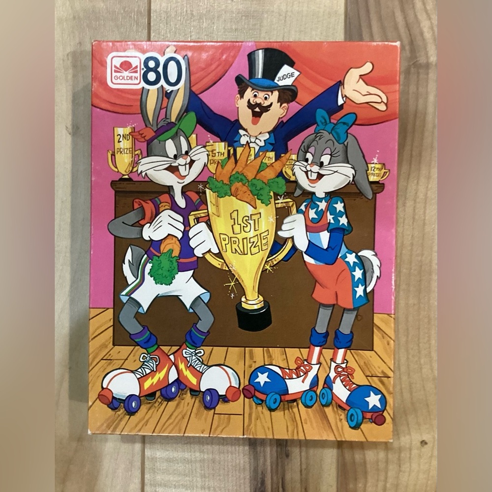 Vintage Looney Tunes Bugs Bunny jigsaw puzzle 80 pieces